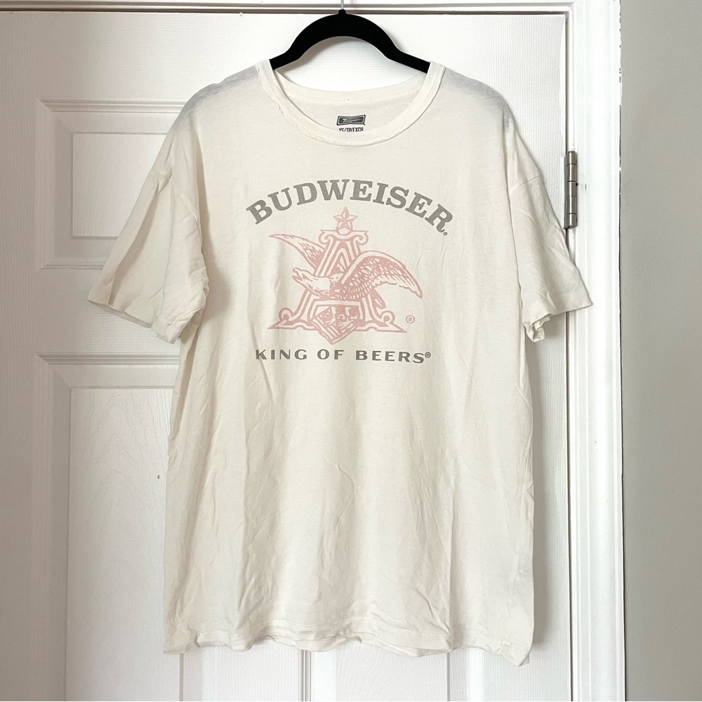 Tailgate Oversized Budweiser Graphic Tee, XS